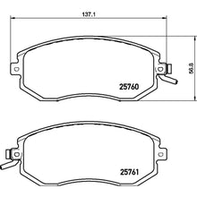 Load image into Gallery viewer, P78021X Brembo XTRA Low-Met Disc Brake Pad Set Brembo Brake Canada