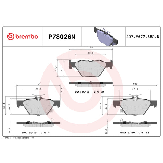 KT00031 Brembo Disc Brake Kit Brembo Brake Canada