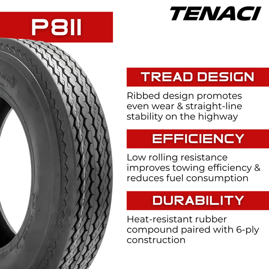 TEN48012-P811 4.80-12 6PR Tenaci Journey P811 Trailer Tenaci Journey Tires Canada