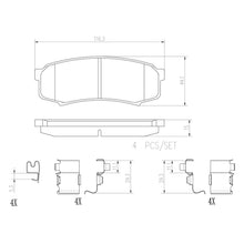 Load image into Gallery viewer, P83024N Brembo PRIME Ceramic Disc Brake Pad Set Brembo Brake Canada