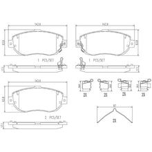Load image into Gallery viewer, P83037N Brembo PRIME Ceramic Disc Brake Pad Set Brembo Brake Canada