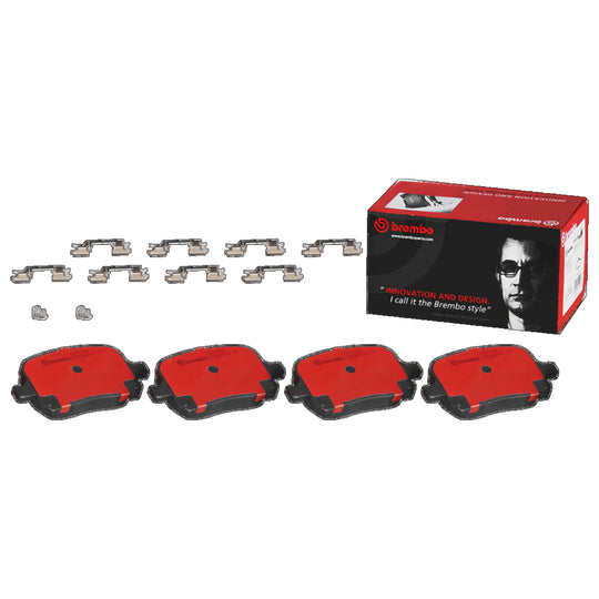 KT00418 Brembo Ceramic Brake Pad and UV Coated Vented  Brake Disc Kit Brembo Brake Canada