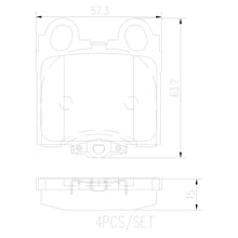 Load image into Gallery viewer, P83045N Brembo PRIME Ceramic Disc Brake Pad Set Brembo Brake Canada
