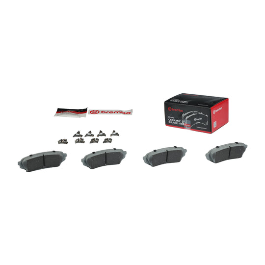 KT00496 Brembo Ceramic Brake Pad and UV Coated Vented  Brake Disc Kit Brembo Brake Canada