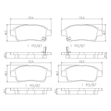 Load image into Gallery viewer, P83050N Brembo PRIME Ceramic Disc Brake Pad Set Brembo Brake Canada