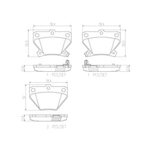 Load image into Gallery viewer, P83052N Brembo PRIME Ceramic Disc Brake Pad Set Brembo Brake Canada