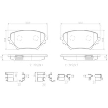 Load image into Gallery viewer, P83055N Brembo PRIME Ceramic Disc Brake Pad Set Brembo Brake Canada