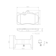 Load image into Gallery viewer, P83058N Brembo PRIME Ceramic Disc Brake Pad Set Brembo Brake Canada
