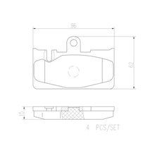Load image into Gallery viewer, P83059N Brembo PRIME Ceramic Disc Brake Pad Set Brembo Brake Canada
