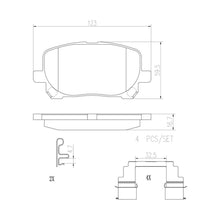 Load image into Gallery viewer, P83061N Brembo PRIME Ceramic Disc Brake Pad Set Brembo Brake Canada