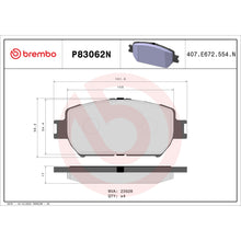 Charger l'image dans la galerie, P83062N PRIME Ceramic Disc Brake Pad Set Brembo Canada