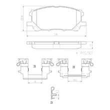 Load image into Gallery viewer, P83067N Brembo PRIME Ceramic Disc Brake Pad Set Brembo Brake Canada