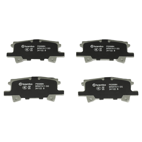 KT00450 Brembo Ceramic Brake Pad and UV Coated Solid  Brake Disc Kit Brembo Brake Canada