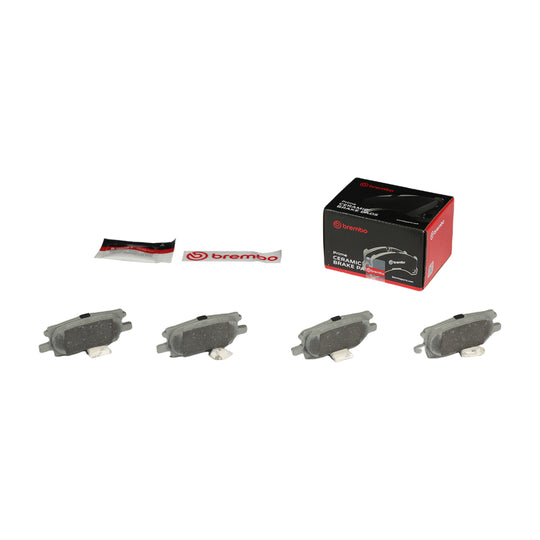 KT00450 Brembo Ceramic Brake Pad and UV Coated Solid  Brake Disc Kit Brembo Brake Canada