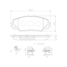 Load image into Gallery viewer, P83071N Brembo PRIME Ceramic Disc Brake Pad Set Brembo Brake Canada