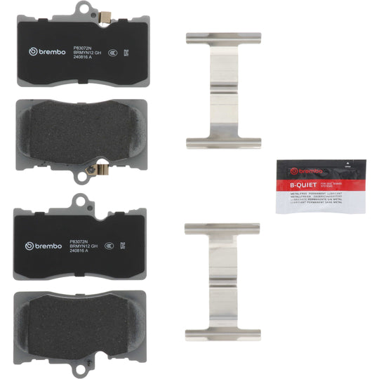 P83072N Brembo PRIME Ceramic Disc Brake Pad Set Brembo Brake Canada