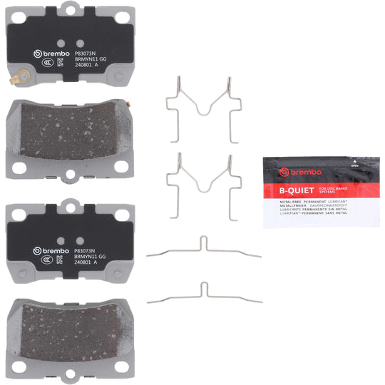 KT00563 Brembo Ceramic Brake Pad and UV Coated Solid  Brake Disc Kit Brembo Brake Canada