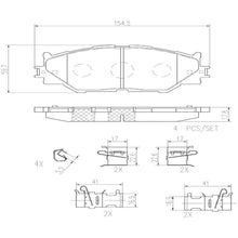 Charger l'image dans la galerie, P83074N Brembo PRIME Ceramic Disc Brake Pad Set Brembo Brake Canada