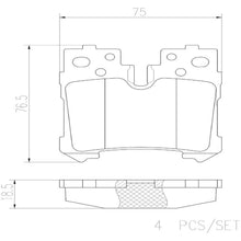 Load image into Gallery viewer, P83076N Brembo PRIME Ceramic Disc Brake Pad Set Brembo Brake Canada