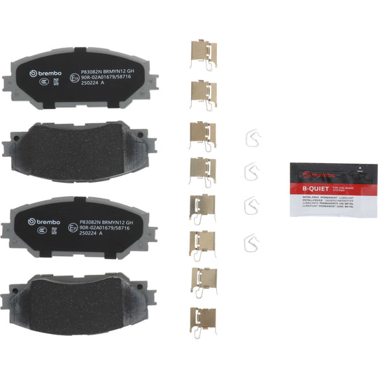 KT00748 Brembo Ceramic Brake Pad and UV Coated Vented  Brake Disc Kit Brembo Brake Canada