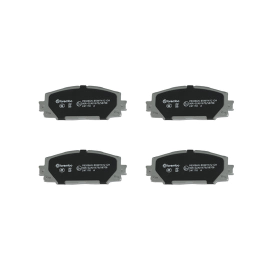 P83086N Brembo PRIME Ceramic Disc Brake Pad Set Brembo Brake Canada