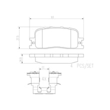 Load image into Gallery viewer, P83088N Brembo PRIME Ceramic Disc Brake Pad Set Brembo Brake Canada