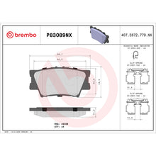 Load image into Gallery viewer, P83089NX Brembo XTRA Ceramic Disc Brake Pad Set Brembo Brake Canada