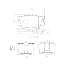 Load image into Gallery viewer, P83089N Brembo PRIME Ceramic Disc Brake Pad Set Brembo Brake Canada
