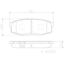 Load image into Gallery viewer, P83098N Brembo PRIME Ceramic Disc Brake Pad Set Brembo Brake Canada