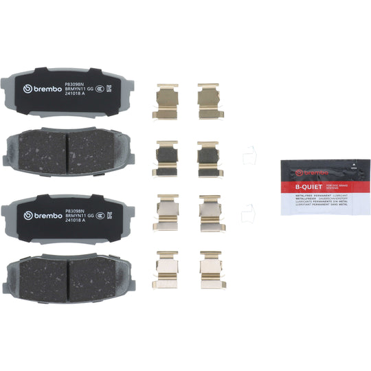 KT00561 Brembo Ceramic Brake Pad and UV Coated Vented  Brake Disc Kit Brembo Brake Canada