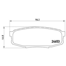 Load image into Gallery viewer, P83098X Brembo XTRA Low-Met Disc Brake Pad Set Brembo Brake Canada