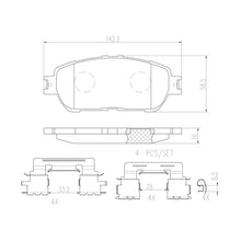 Load image into Gallery viewer, P83105N Brembo PRIME Ceramic Disc Brake Pad Set Brembo Brake Canada