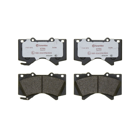 P83107X Brembo XTRA Low-Met Disc Brake Pad Set Brembo Brake Canada