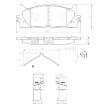 Load image into Gallery viewer, P83117N Brembo PRIME Ceramic Disc Brake Pad Set Brembo Brake Canada