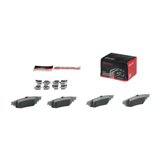 KT00756 Brembo Ceramic Brake Pad and UV Coated Vented  Brake Disc Kit Brembo Brake Canada