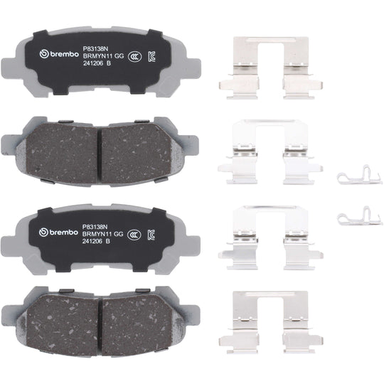 P83138N Brembo PRIME Ceramic Disc Brake Pad Set Brembo Brake Canada