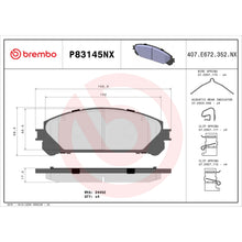 Charger l'image dans la galerie, P83145NX Brembo XTRA Ceramic Disc Brake Pad Set Brembo Brake Canada