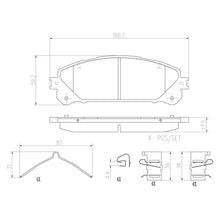 Load image into Gallery viewer, P83145N Brembo PRIME Ceramic Disc Brake Pad Set Brembo Brake Canada