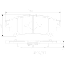 Load image into Gallery viewer, P83153N Brembo PRIME Ceramic Disc Brake Pad Set Brembo Brake Canada