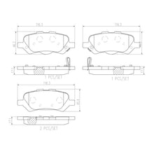 Load image into Gallery viewer, P83158N Brembo PRIME Ceramic Disc Brake Pad Set Brembo Brake Canada