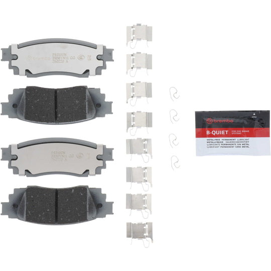 KT00A11 Brembo Ceramic Brake Pad and UV Coated Solid  Brake Disc Kit Brembo Brake Canada