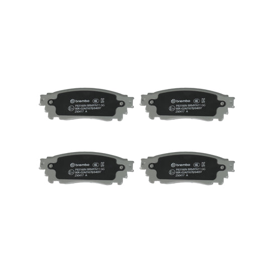 KT00A05 Brembo Ceramic Brake Pad and UV Coated Solid  Brake Disc Kit Brembo Brake Canada