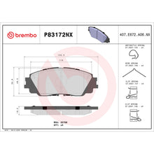 Load image into Gallery viewer, P83172NX Brembo XTRA Ceramic Disc Brake Pad Set Brembo Brake Canada