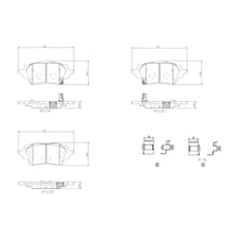 Load image into Gallery viewer, P83178N Brembo PRIME Ceramic Disc Brake Pad Set Brembo Brake Canada