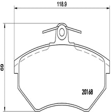 Load image into Gallery viewer, P85011 Brembo Premium Low-Met OE Equivalent Pad Brembo Brake Canada