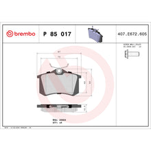Charger l'image dans la galerie, KT04195 Brembo Low-Met Brake Pad and UV Coated Solid  Brake Disc Kit Brembo Brake Canada