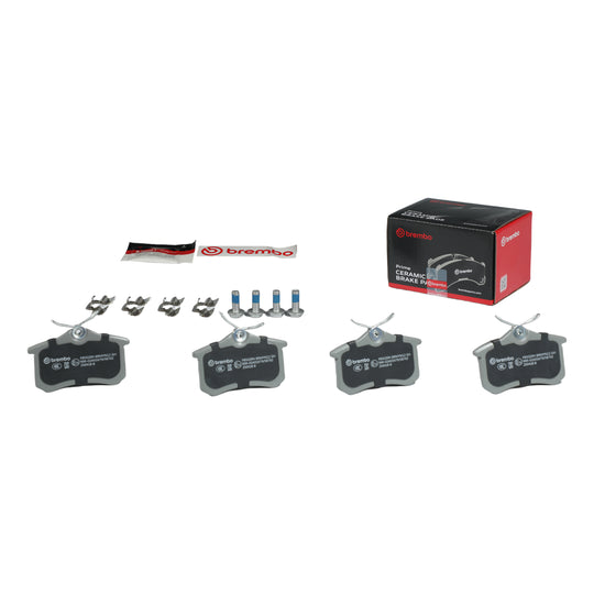 KT00463 Brembo Ceramic Brake Pad and UV Coated Solid  Brake Disc Kit Brembo Brake Canada