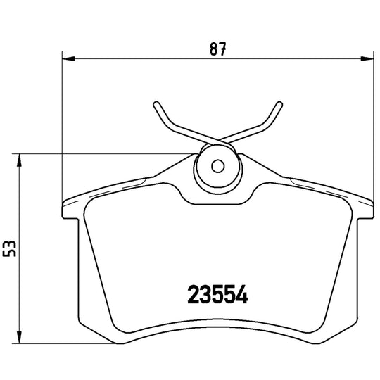 P85020X Brembo XTRA Low-Met Disc Brake Pad Set Brembo Brake Canada