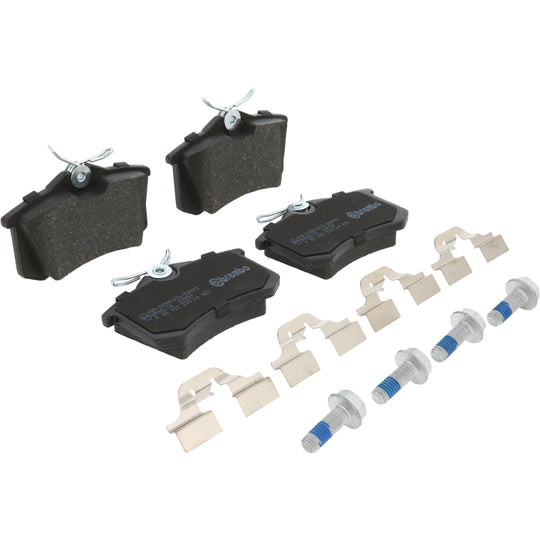 KT04196 Brembo Low-Met Brake Pad and UV Coated Solid  Brake Disc Kit Brembo Brake Canada