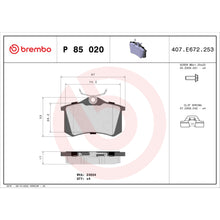Charger l'image dans la galerie, KT04217 Brembo Low-Met Brake Pad and UV Coated Solid  Brake Disc Kit Brembo Brake Canada